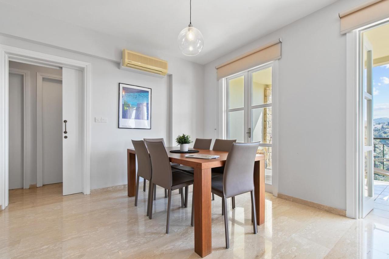 2 Bedroom Apartment Avdimou With Stunning Sea Views, Aphrodite Hills Resort كوكليا المظهر الخارجي الصورة